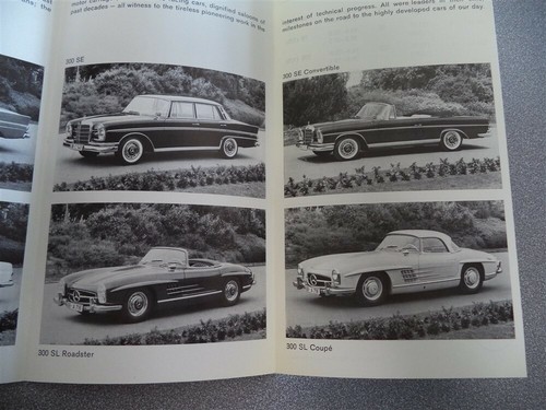 Mercedes Benz Passenger Cars Fold Out Brochure 1958 - Picture 5 of 11