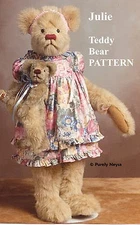 Mohair/Plush "Julie" Teddy Bear PATTERN by Neysa A. Phillippi of Purely Neysa