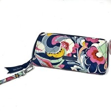 Vera Bradley Floral Quilted Wristlet Wallet Womens