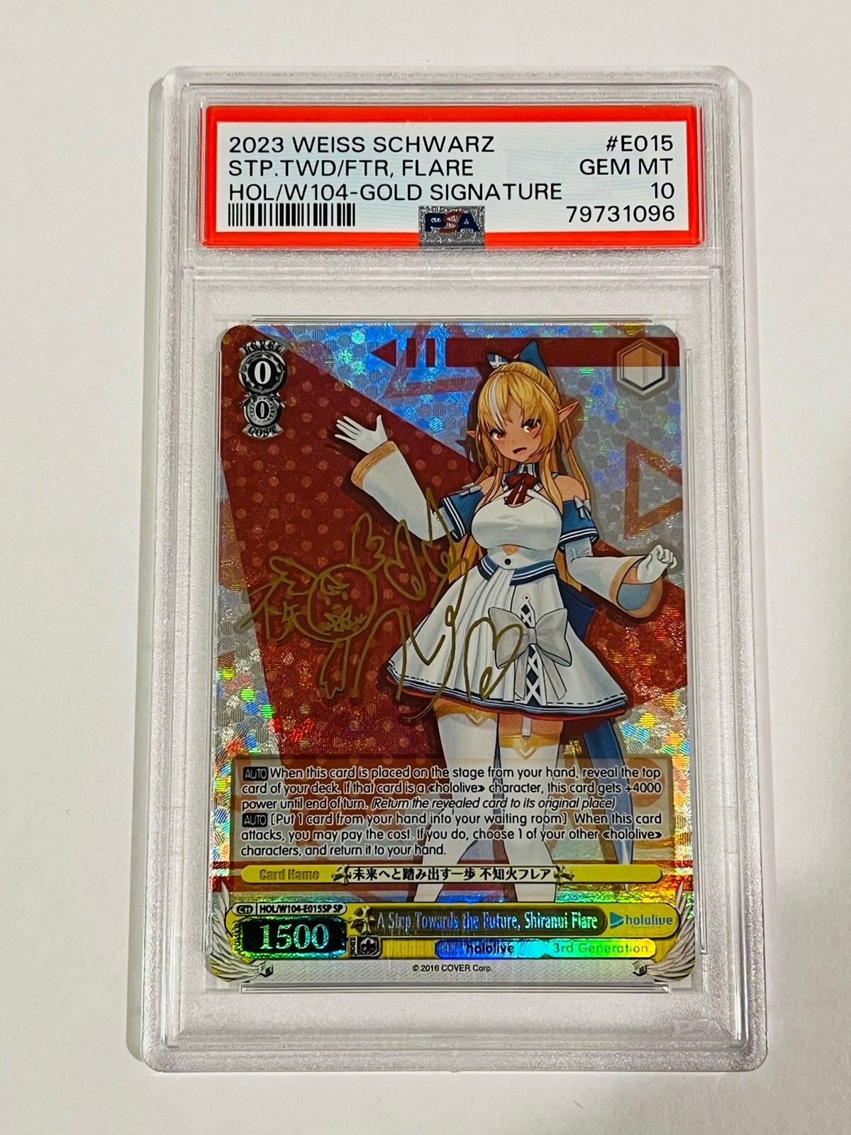 2023 WEISS SCHWARZ STP TWD/F.R. SHION WEISS SCHWARZ SIGNED CARDS PSA