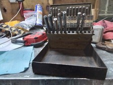 General Hardware MFG CO #45 Drill Bit Case With Bits Made in USA