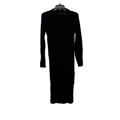 New VERO MODA Women's Size US M MILLA V-neck black Knit dress