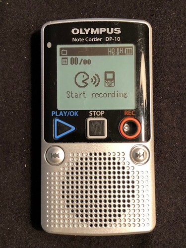 olympus note corder dp-10 digital voice recorder