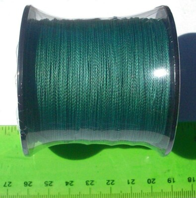 550yds (500m) GREEN 40 pound SUPER LINE BRAID Braided Fishing Line Bass Tuna