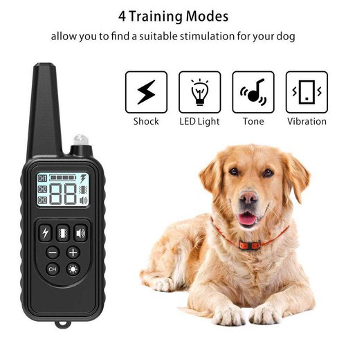 Anti Bark Electric Shock Dog Pet Training E-Collar Obedience Remote Control AU - Picture 2 of 12