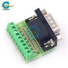 D-sub DB9 Breakout Board Connector Adaptor 9-Pin 9-Hole Male/Female RS232 RS485