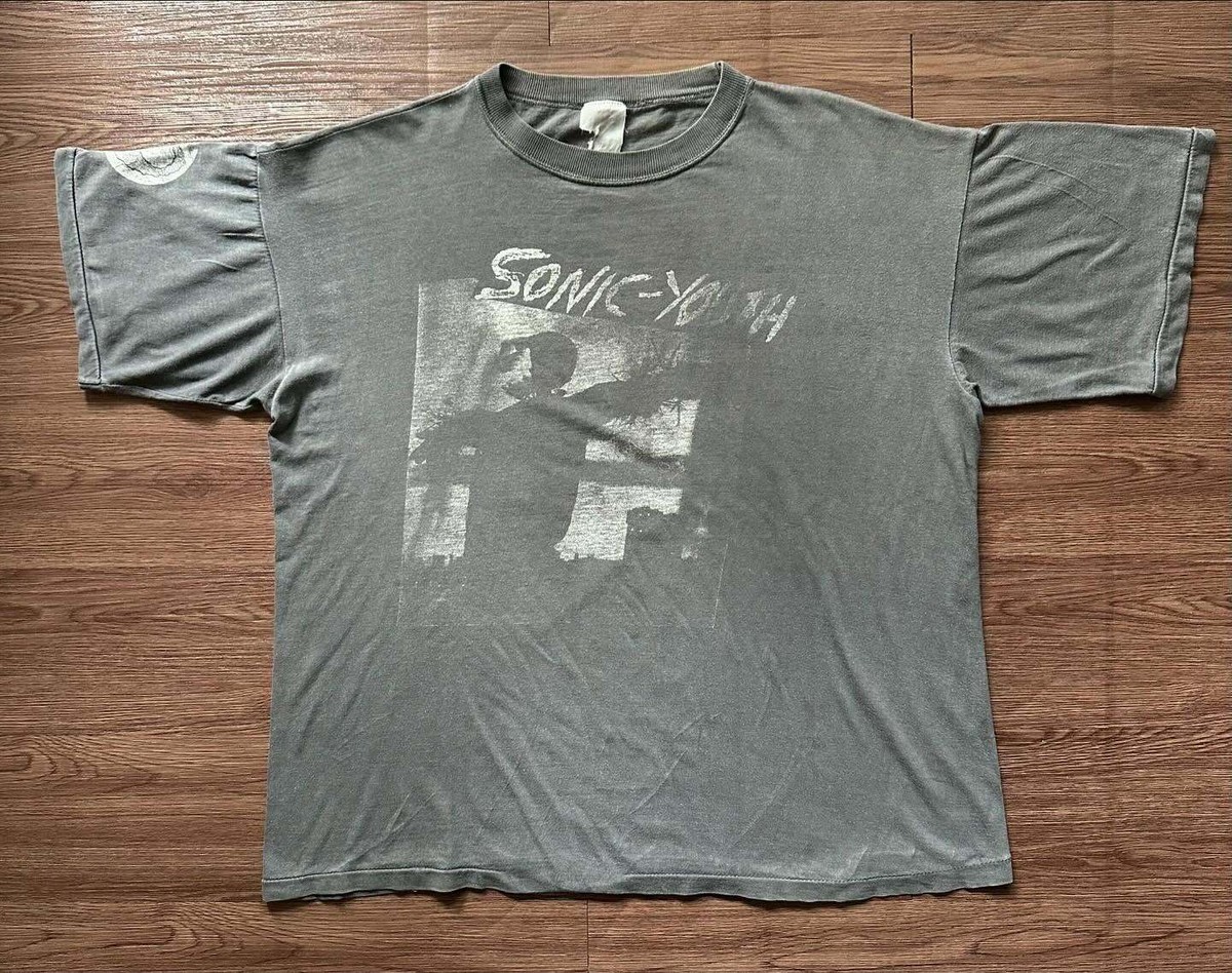 90s ￼USA製 Sonic Youth Nirvāṇa T Shirt 1991 T-Shirt vtg sonic youth blood on Brighton beach nirvana