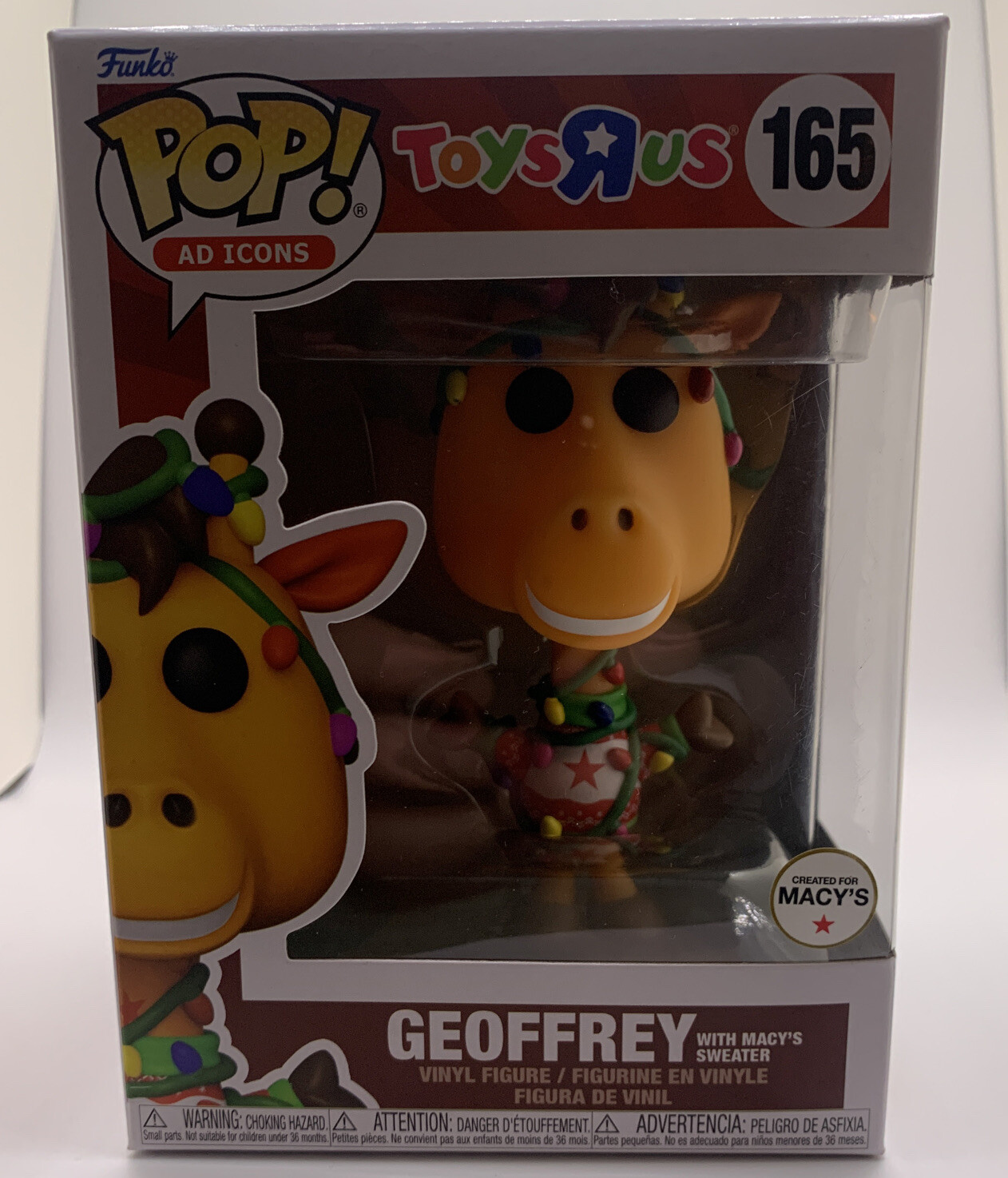 Rare Funko Pop Toys R Us Geoffrey Macys Holiday Exclusive New #165