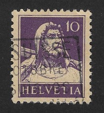 Switzerland  VF USED - 1924-1930  10c Definitive Issue William Tell (D3)