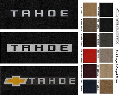 Lloyd Mats Velourtex Chevrolet Tahoe Logo Front Floor Mats (2007-2014)