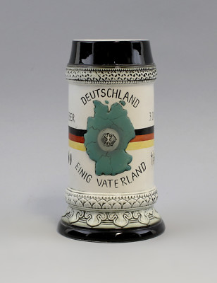 9959124-d Porzellan Bierkrug 1L Deutsche Einheit Ernst Bohne Sonderposten H22cm