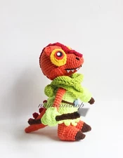 Kobold the Tiny Dragon Chibi Plushie Amigurumi Stuffed Toy Doll
