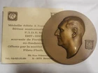 FIDEM 50th Anniversary Medal Fernand Fisch Bruxelles 1937 1987
