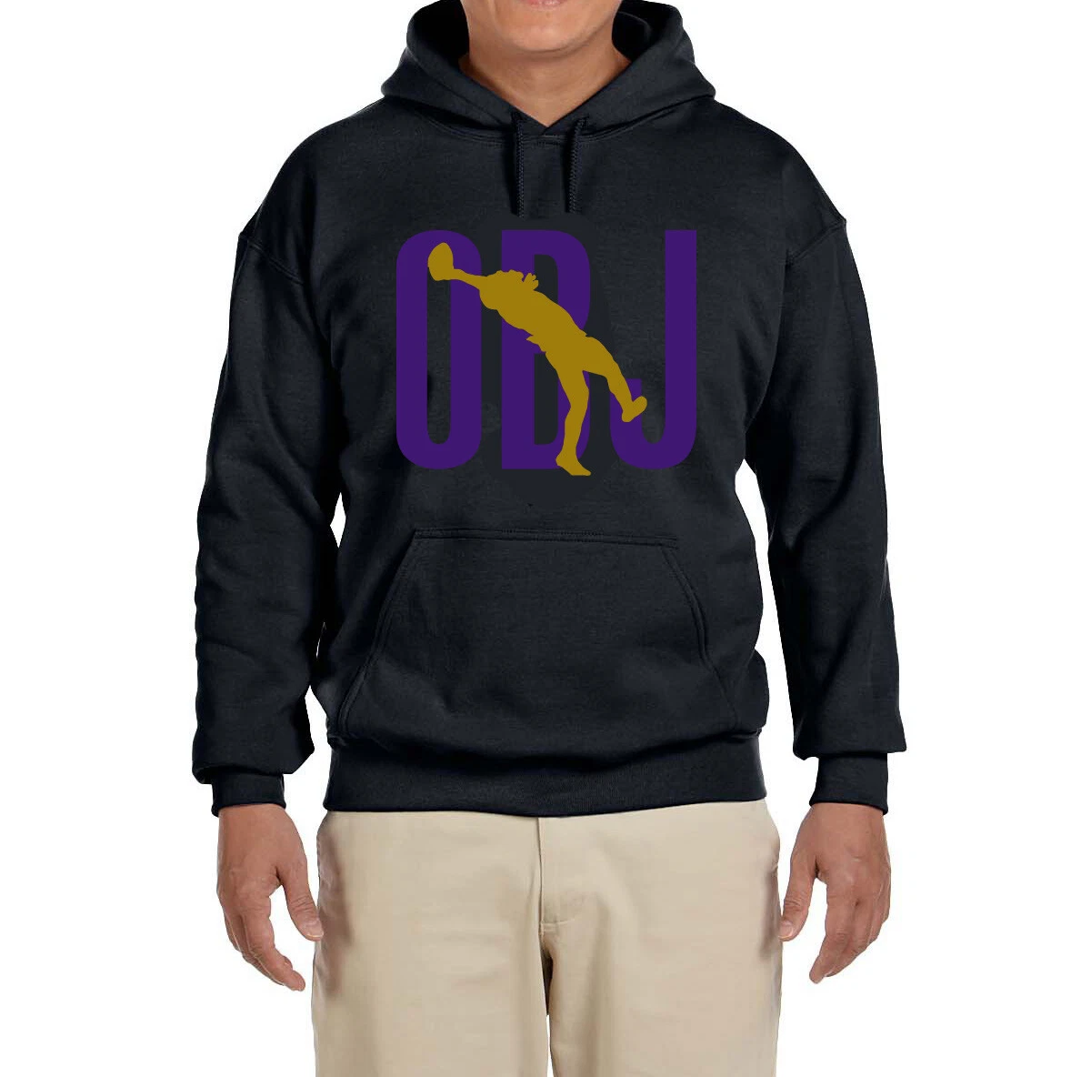 Odell Beckham Jr OBJ Baltimore Ravens Logo Hooded sweatshirt eBay