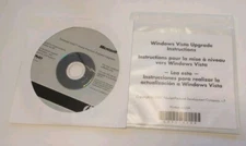 Microsoft Windows Vista Home Premium Express Upgrade CD Disc w/ Instructions New