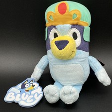 NEW Princess BLUEY Plush 8" Blue Heeler Dog Toy Crown Cape 2021 Disney Junior