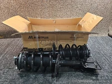 (QTY 2) Mostplus Suspension Front Shock Strut Spring Assembly Black M141331332Q