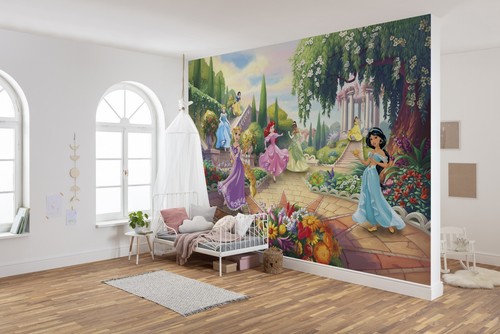 Girl bedroom photo wallpaper feature wall mural Disney Princess Without glue - Picture 3 of 4