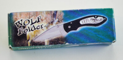 Frost Cutlery Wolf Folder Knife # 15-242WOLF