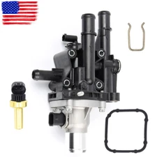 Coolant Thermostat Housing For 2009-2011 Chevy Aveo Aveo5 / Pontiac G3 1.6L 2009