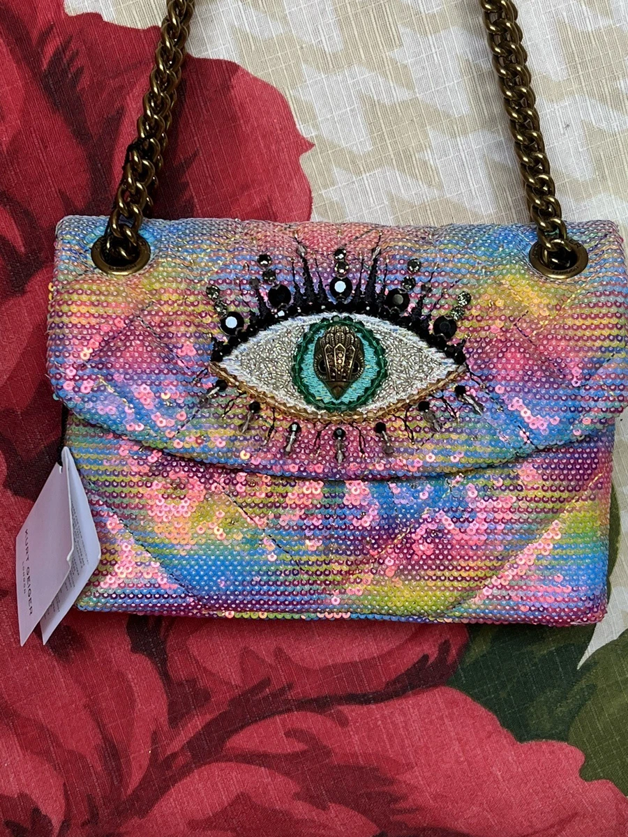 Kurt Geiger London Kensington Mini Rainbow Sequin Eye Crossbody