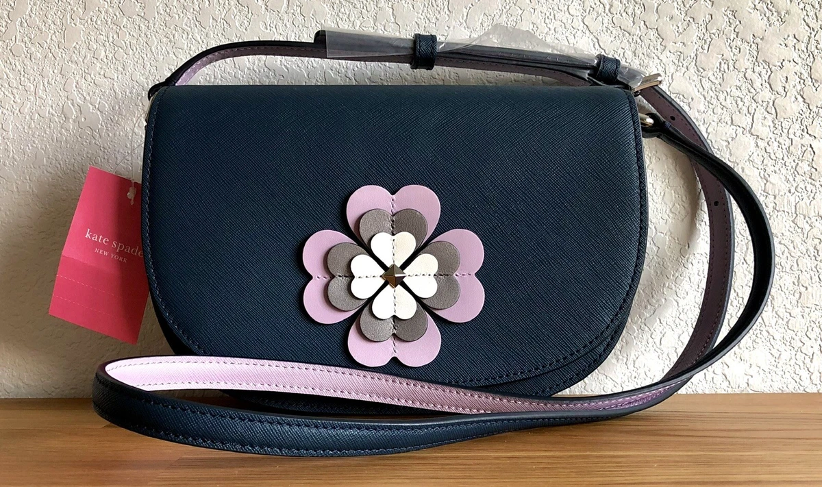 Kate Spade New York Reiley Spade Flower Applique Flap Crossbody