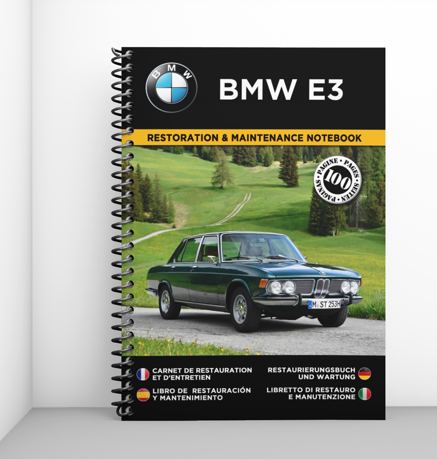 BMW E3 carnet de restauration album photo historique pour voiture ancienne