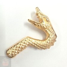 Victorian Halloween Golden Dragon Snake Handle for Wooden Cane Walking Stick