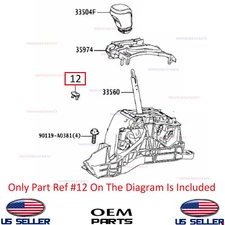Genuine Shift Lock Release Button Cover OEM Toyota Avalon 2019-2022 3355407070B0
