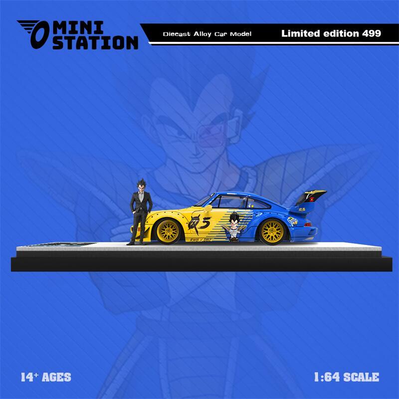 Mini Station 1:64 RWB 964 Sun Wukong Goku/Vegeta/Majin Buu Model