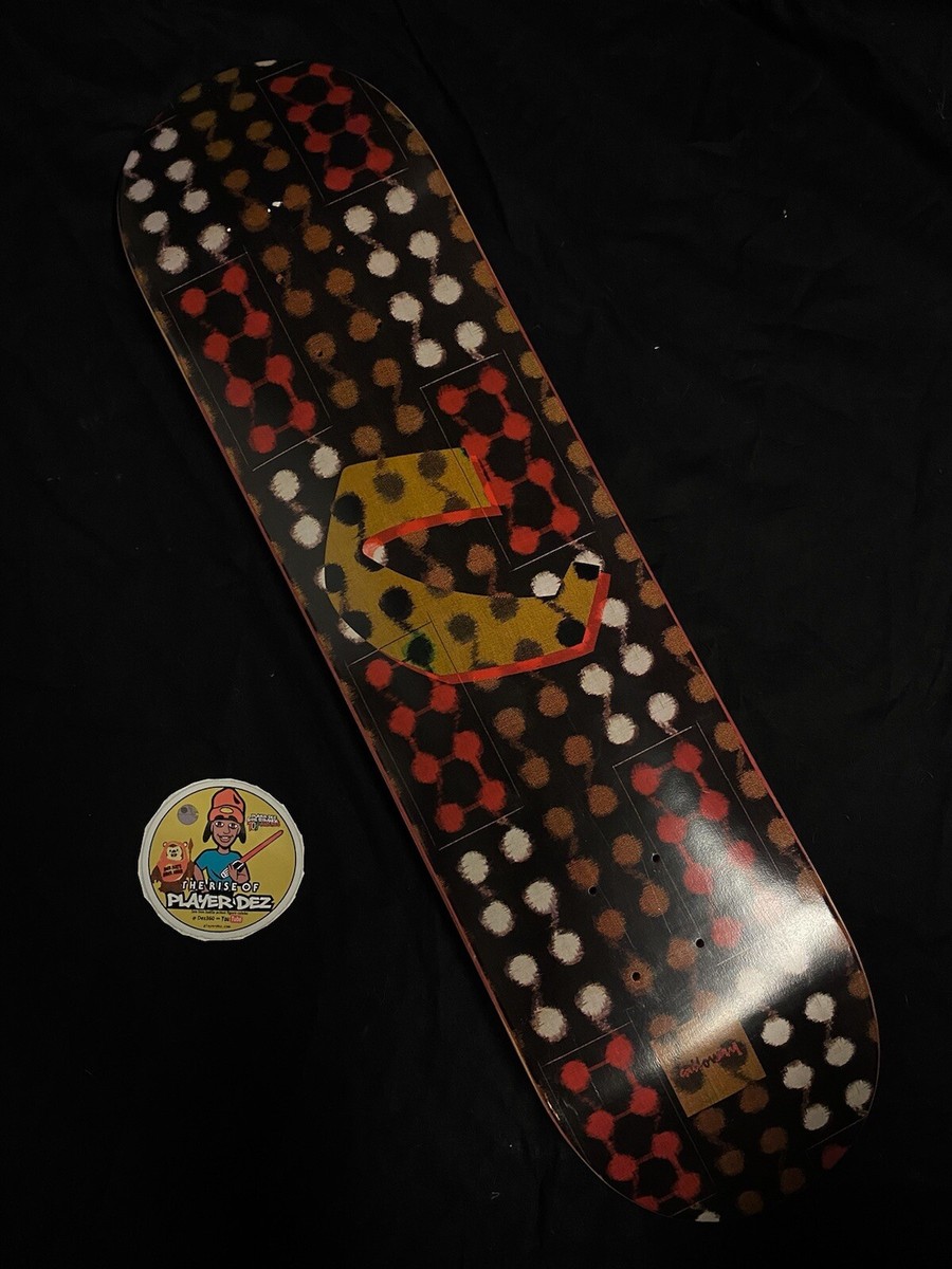 RARE VINTAGE Chocolate Devine Calloway Cheetah Patterns Skateboard