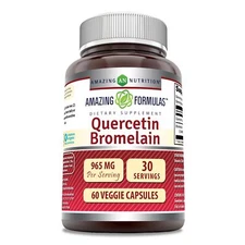 Quercetin with Bromelain 965mg Premium Antioxidant Immune Support 60 Capsules