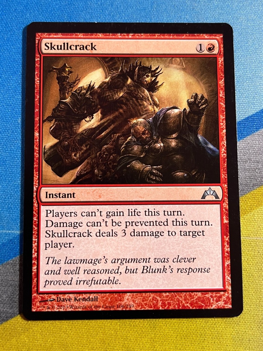 Magic the Gathering Trading Card Game Gatecrash Uncommon Skullcrack #106