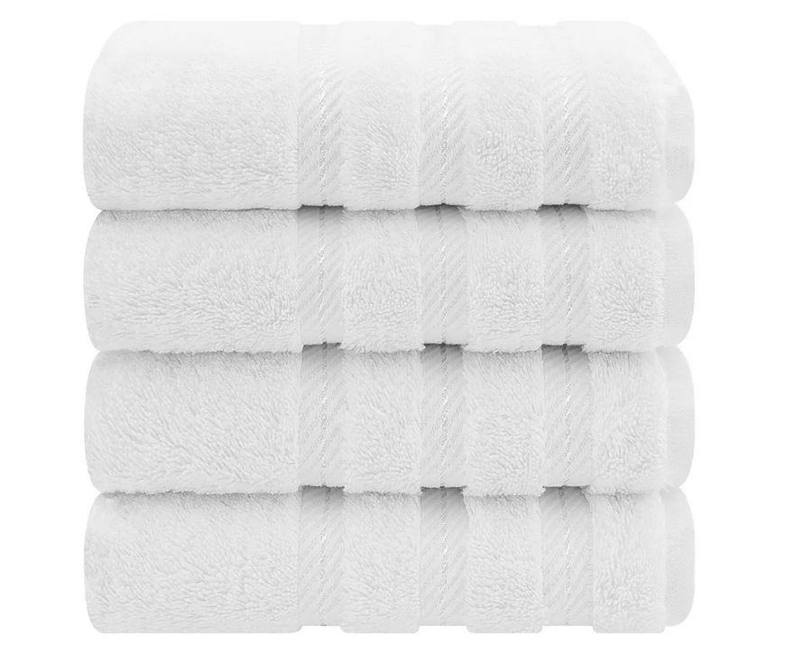 2X White Extra Large Super Jumbo Bath Sheet Towel 100 Egyptian Cotton