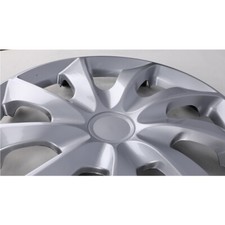 17 Silver Set Of 4 Wheel Covers Full Rim Hub Caps Fit R17 Tire Steel Wheels
