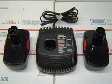 Craftsman Fast Battery Charger 7.2V to 24V  Model 1425301 and 2 Powerextra 19.2v