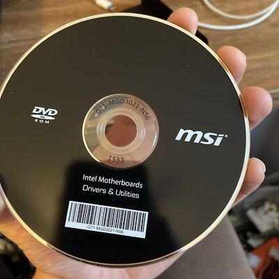 MSi Intel Mainboards Treiber & Utilities Original DVD G71-MGD3021-N56 1533