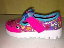 SKECHERS BITTY BOWS MEMORY FOAM SNEAKERS SHOES GIRL'S TODDLER SIZES- 5,7,8 NEW