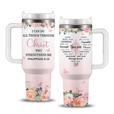 Christian Tumblers for Women, Inspiration Christian Gifts for Women, Christia...
