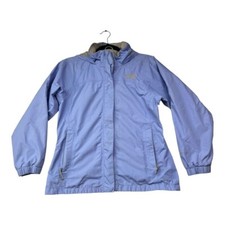 The North Face Blue Hyvent Rain Windbreaker Jacket Large girls