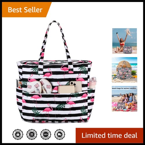 Extra Large Beach Bag Women - Lightweight, Stylish, Sandproof & Waterproof