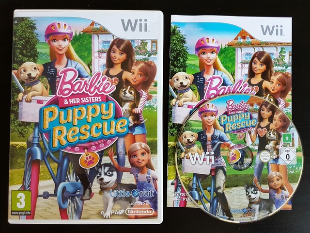 puppy rescue barbie juego