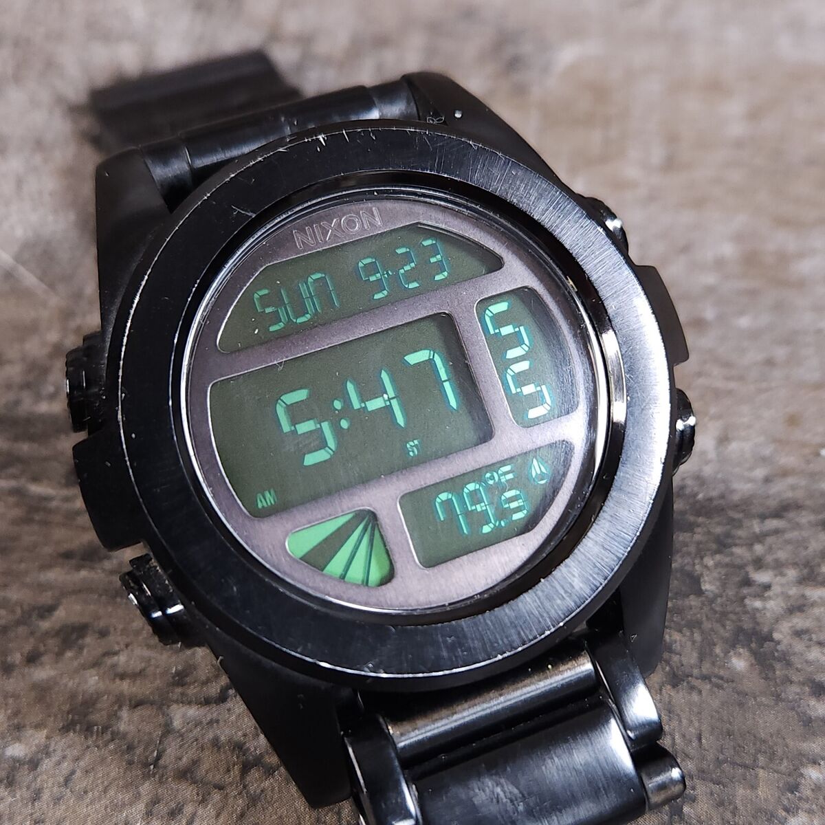 Nixon That's What She Said The Unit SS Digital Watch All Nixon That's What She Said The Unit SS Digital Watch All