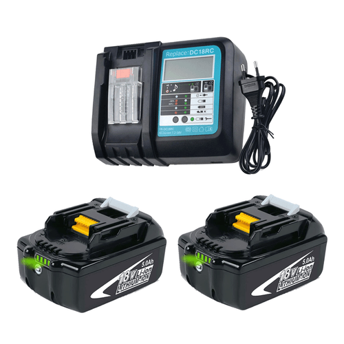 für Makita BL1850B Ersatzakkus 18V 5Ah 5000mAh LXT BL1860B BL1830 Ladegerät - Bild 24 von 27