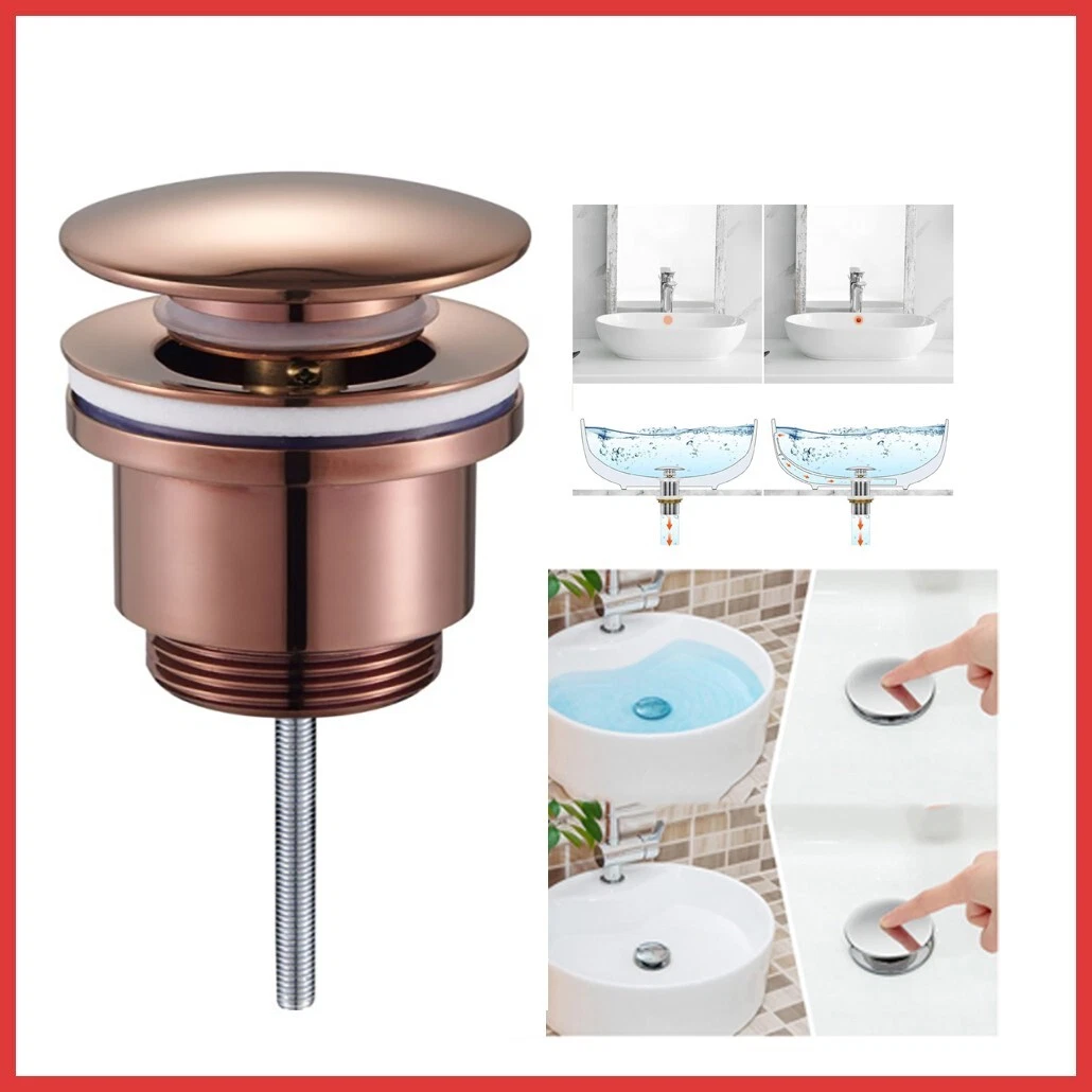 PILETTA SCARICO CLICK CLACK TAPPO UNIVERSALE LAVABO LAVELLO BIDET 1/4 DGO-164 | Leroy Merlin