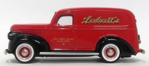Durham 1/43 Scale DC12B - 1941 Chevrolet Panel Delivery Van Labatt's Red - Picture 5 of 5