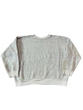 1960s Grey Sweatshirt Crewneck Blank Size Large / XL