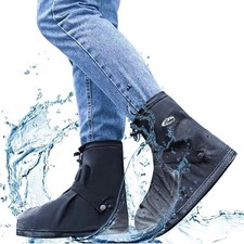 Anti-slip Rubber Shoe Covers Reusable Rain Snow Boot Waterproof Protector 2XL