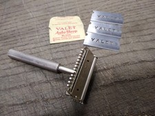 Vtg New Valet Auto Strop Million Dollar Safety Razor with Orig Box Made in USA!