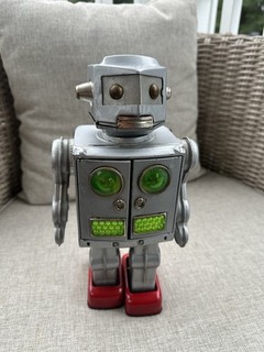 Vintage Horikawa Attacking Martian Tin Robot 1960s Japan Battery / Untested